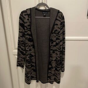 Rachel Zoe Camo Hoodie Cardigan